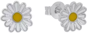 Prinzessin Lillifee Blumen-Ohrstecker Kinder 925er Silber, Emaille (2035988)