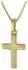Trendor Kinder-Halskette mit Kreuz Gold 333/8K, 42cm (41804-42)