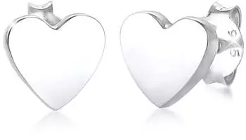 Elli Ohrstecker Kinder Herz Basic, Silber 925 (20510310-6)