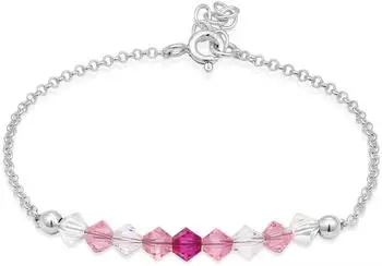 Elli Charm-Armband pink, Mädchen, 14cm (0202682118_14)