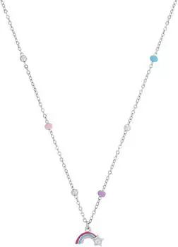 Prinzessin Lillifee Kette mit Anhänger Sternschnuppe-Motiv, Sterling Silber 925, Zirkonia, Mädchen (2039759)
