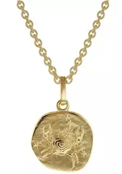 Trendor Sternzeichen Krebs Kinder Anhänger + Halskette Gold 333 (75905-07)