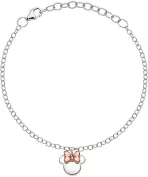 Disney Minnie Mouse Armband Sterlingsilber 925 rosegold Kinder (BS00034TL-55)