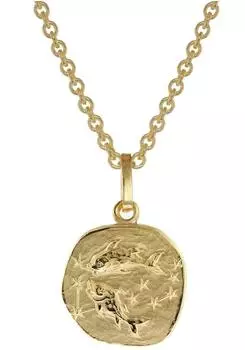 Trendor Sternzeichen Fische Kinder Anhänger + Halskette Gold 333 (75905-03)