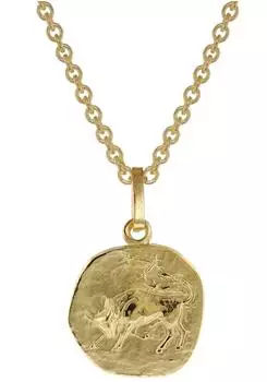 Trendor Sternzeichen Stier Kinder Anhänger + Halskette, Gold 333 (75905-05)