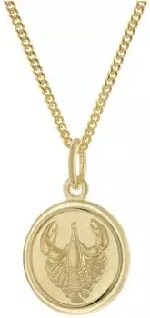 Trendor Kinder Sternzeichen Krebs, Gold 333, vergoldete Kette 45cm (28468-07-45)