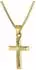 Trendor Halskette mit Kreuz für Kinder, Gold 333/8 Karat (39520-38)