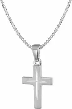 Trendor Kinder-Halskette mit Kreuz-Anh&auml;nger 925 Silber 40cm (39580-40)