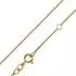 Trendor Taufring mit Amorherz Gold 585 an goldplattierter Silberkette 38cm (75120-38)
