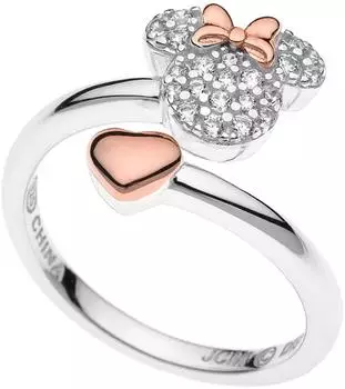 Disney Mickey Mouse Kinderring 925er Silber ros&eacute;vergoldet, Zirkonia (RS00003TZWL-4)