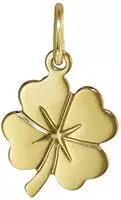 trendor 21643 Kleeblatt Anh&auml;nger Gold 333/8K 14x10 mm