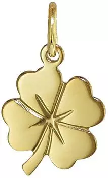 Trendor Kleeblatt Anhänger Gold 333/8K 14x10mm (21643)