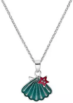 Prinzessin Lillifee Mädchen-Collier Muschel 925 Silber, Emaille bunt (2031164)