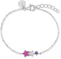TOM TAILOR Armband "Sterne" mit Zirkonia (synth.) - Emaille