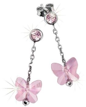 Scout Silber-Ohrringe Schmetterling rosa (262163100)