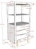 Vipack Regalschrank Smile 88x180x54,4 cm weiß lackiert