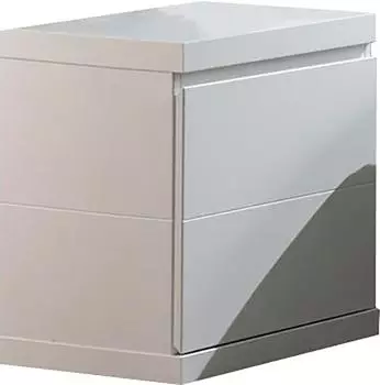 Vipack Lara Nachttisch lackiert Weiß (LARA)