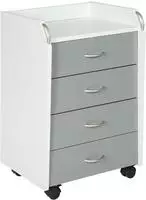 Inter Link Rollcontainer "Pronti 4 Schubladen, B&uuml;ro & Homeoffice Stauraum,