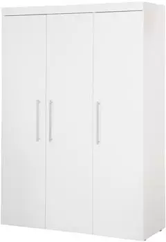 Roba Kimi Kleiderschrank, Holzwerkstoff, weiß, 138x195x52,5cm (800001206341)