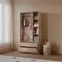 Livinity Trento Kinderkleiderschrank Sonoma Eiche, 100x200x50cm, 7 Fächer (800001620240)