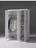 Vipack Erik Kleiderschrank 3-türig, MDF weiß lackiert, 144x206x58cm