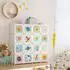 Songmics Kinderkleiderschrank 16 Würfel, 4 Hängestangen, Kunststoff (LPC905W01)