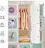 Songmics Kinderkleiderschrank 16 Würfel, 4 Hängestangen, Kunststoff (LPC905W01)