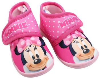 Disney Kinder Hausschuhe Minnie Maus Schlüpfschuhe Klett