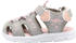 KangaROOS K-Mini Sandale Klettverschluss grau rosa