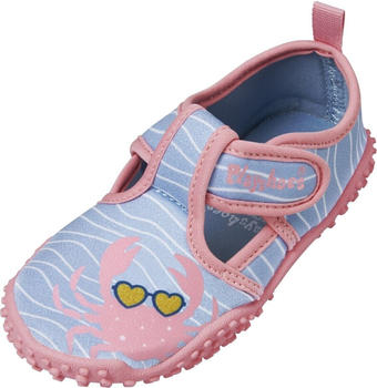 Playshoes Kinder Aqua-Schuh Krebs Blau Pink