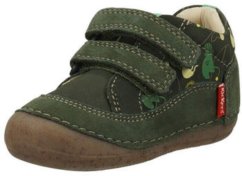 Kickers Sneaker Khaki Flacher Absatz