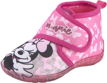 Disney Minnie Hausschuh Klettverschluss rosa