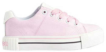 Kappa Tudy Lace Leinwand Sneaker rosa weiß