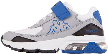 Kappa Sneaker PASST Qualitätssiegel weiß grau-blau