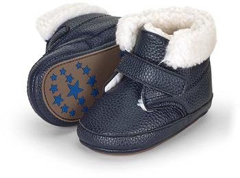 Sterntaler Baby-Schuh Uni Mid-Top rutschfest Marine