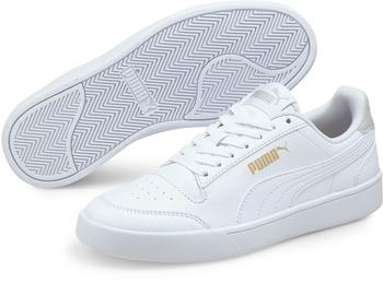 Puma Shuffle Jr Sneaker White White-Gray Violet Team Gold