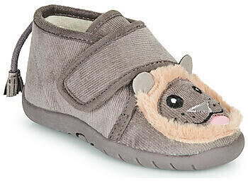 Little Mary Kinder Pantoffeln LIONVELCRO Grau