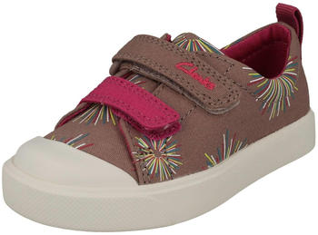 Clarks City Hell Muster Detailliert Leicht Leinenschuhe