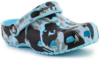 Crocs Classic Spray Camo Clog Kids 208305 Blau
