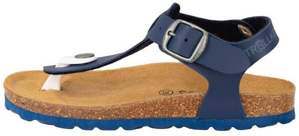Trollkids Sandale ALESUND ergonomischem Fußbett marineblau
