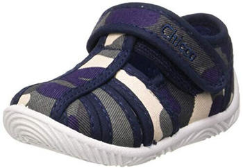 Chicco Tullio Sandalen Hausschuhe Jungen Camouflage blau