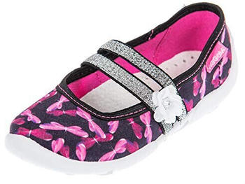Viggami Hausschuhe Ballerinas Gabi rosa schwarz