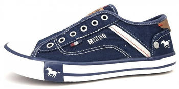 Mustang Jungen Halbschuhe Sneaker blau