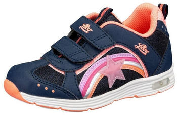 Lico Freizeitschuh Rainbow V Blinky Klettschuh blau