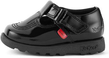 Kickers Kinder Fragma T Bar Moc Toe Schuhe Halbschuhe Klettverschluss