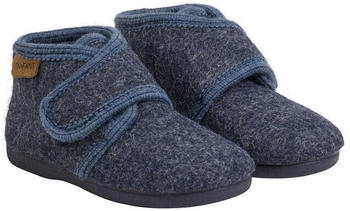 EN FANT Schuhe Klett-Hausschuhe Wool Velcro Navy Melange