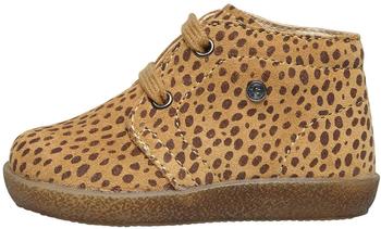 Falcotto Conte-Scarpe allacciate Suede con stampa pony beige