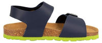Trollkids Sandale Kinder ergonomischem Fußbett Bergen marineblau grün