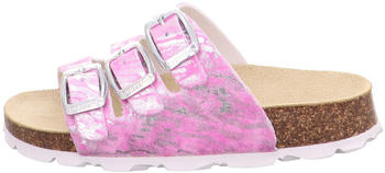 Superfit Fussbettpantoffel (1-800113) pink/silber
