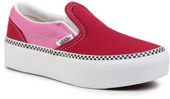 Vans Classic Slip-On P Stoff Sneakers rot